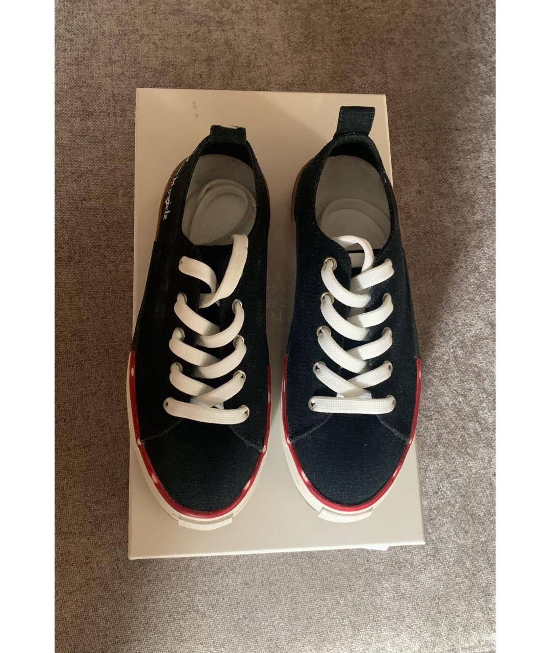 MAISON MARGIELA Черные кеды, фото 3