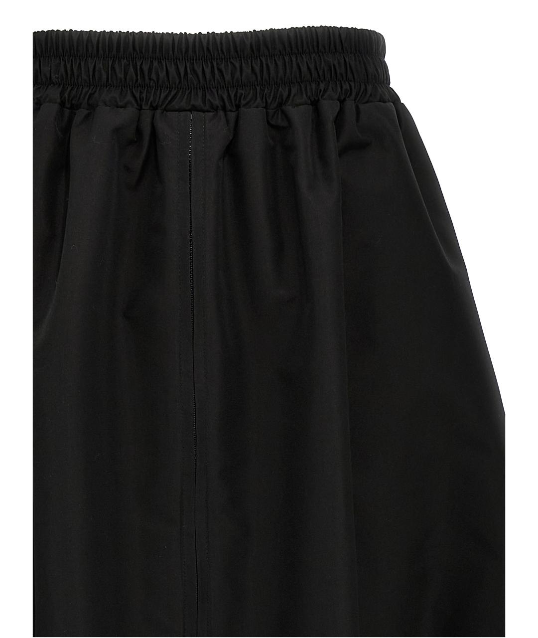 GOLDEN GOOSE DELUXE BRAND Черная синтетическая юбка миди, фото 3