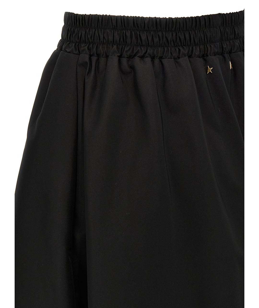 GOLDEN GOOSE DELUXE BRAND Черная синтетическая юбка миди, фото 4