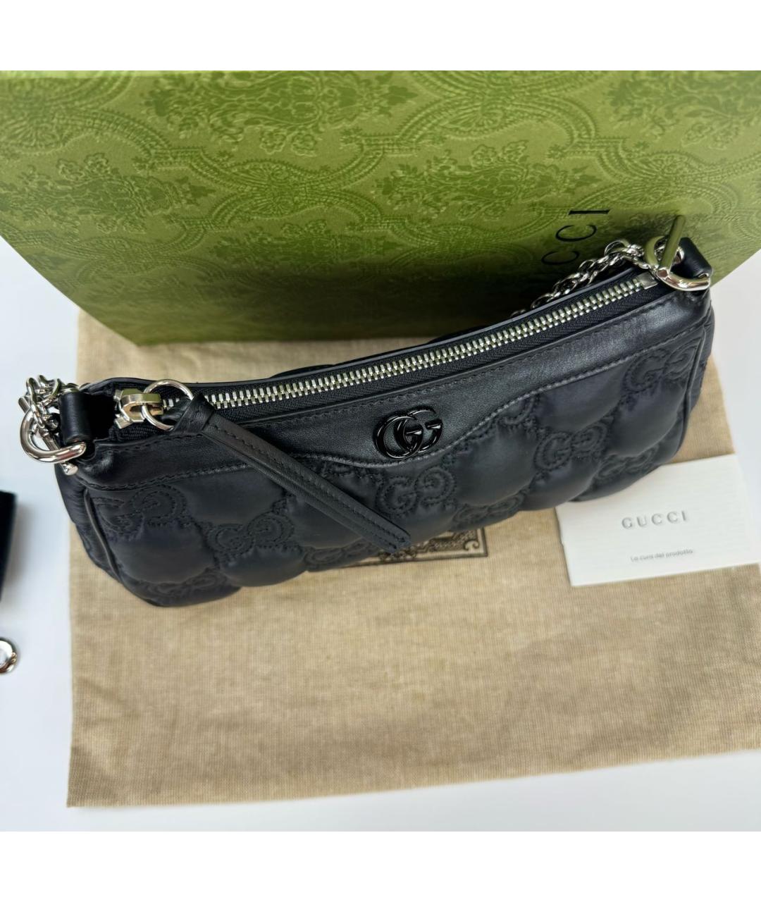 GUCCI Черная сумка через плечо, фото 5