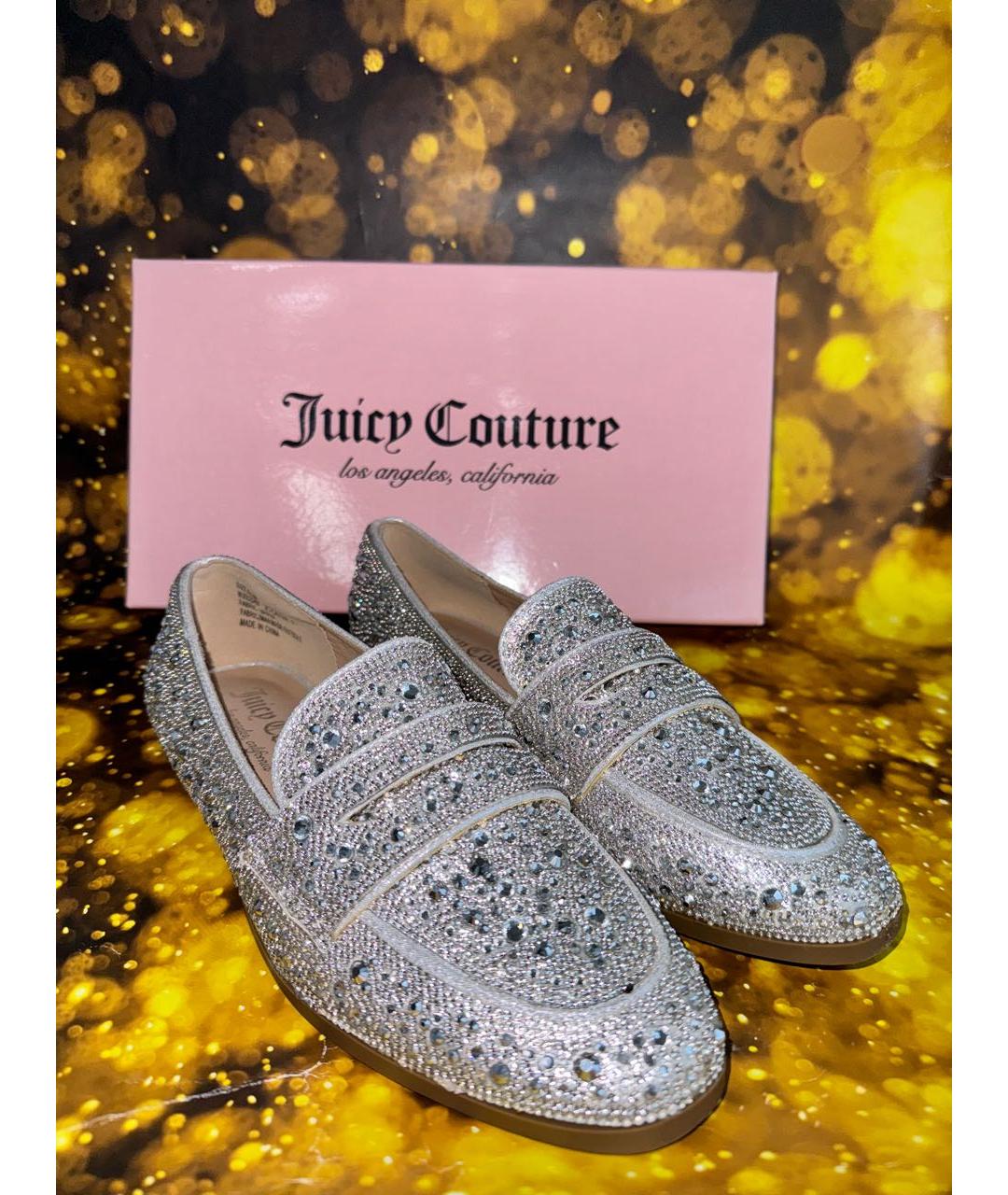 JUICY COUTURE Серебряные лоферы, фото 5