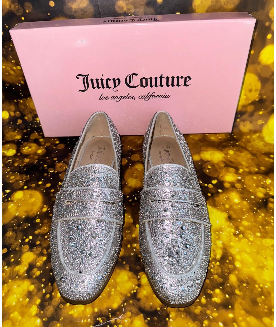 JUICY COUTURE Серебряные лоферы, фото 2