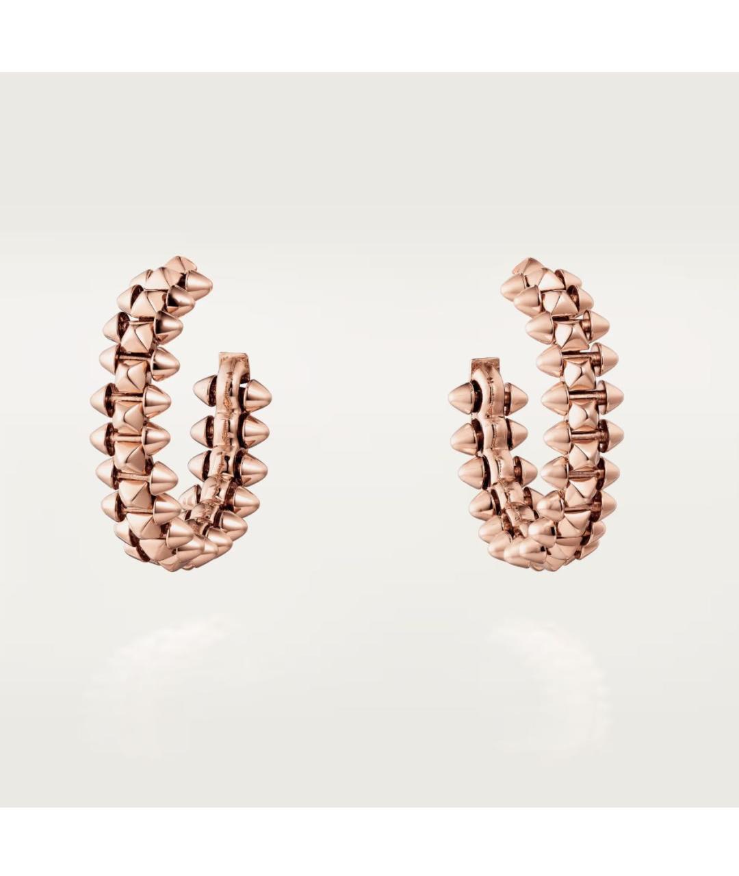 CARTIER Серьги из розового золота, фото 4