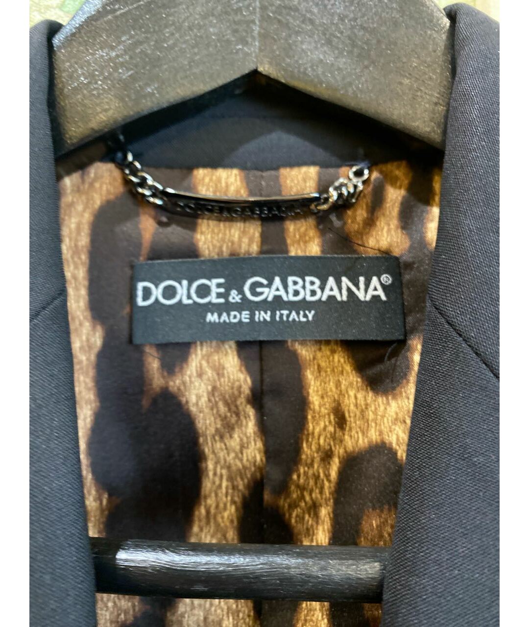 DOLCE&GABBANA Черный шерстяной костюм с брюками, фото 3