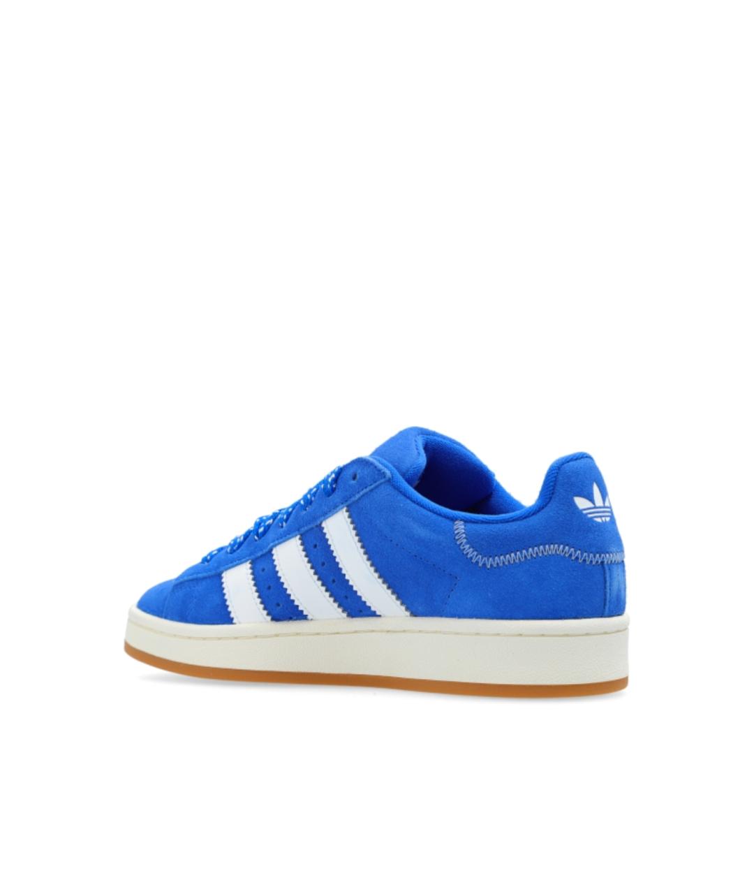 ADIDAS Голубые замшевые кеды, фото 3