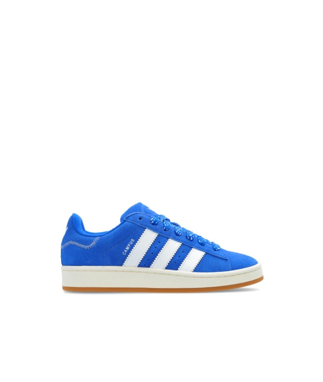 ADIDAS Голубые замшевые кеды, фото 7