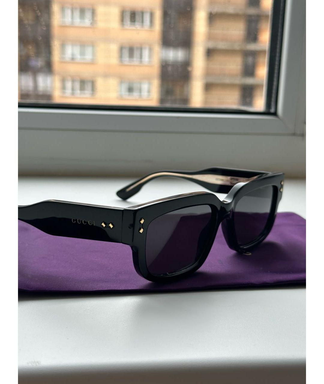 GUCCI Черные солнцезащитные очки, фото 3