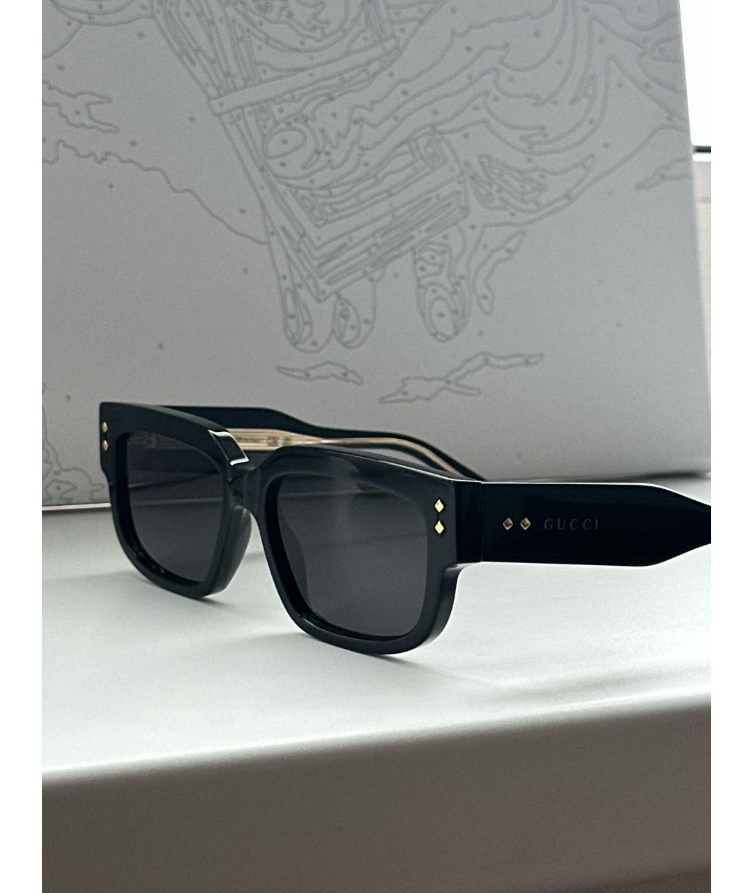 GUCCI Черные солнцезащитные очки, фото 5