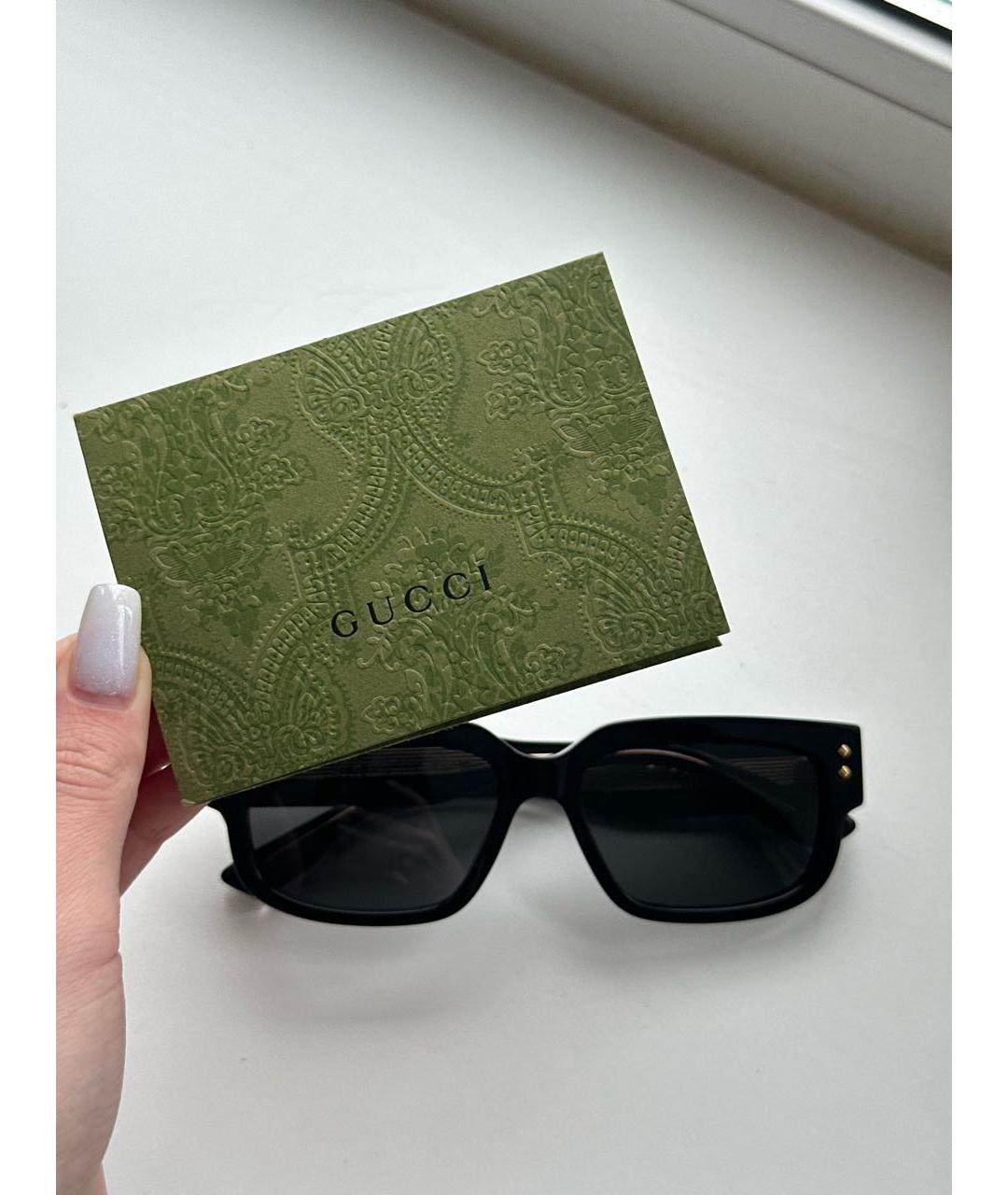 GUCCI Черные солнцезащитные очки, фото 7