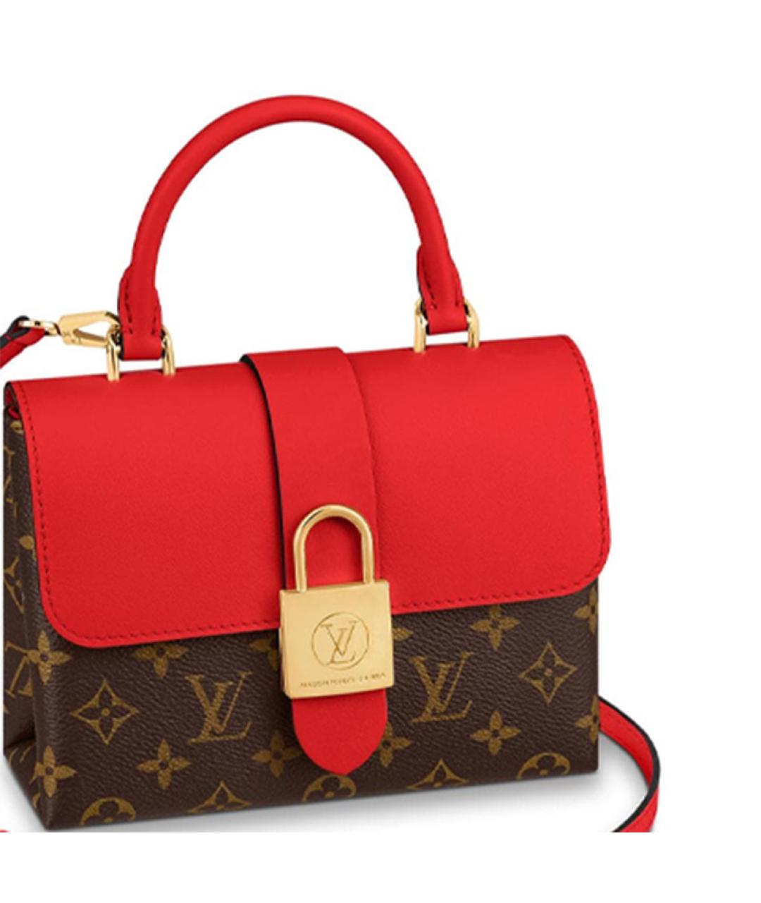 LOUIS VUITTON Красная сумка через плечо, фото 5