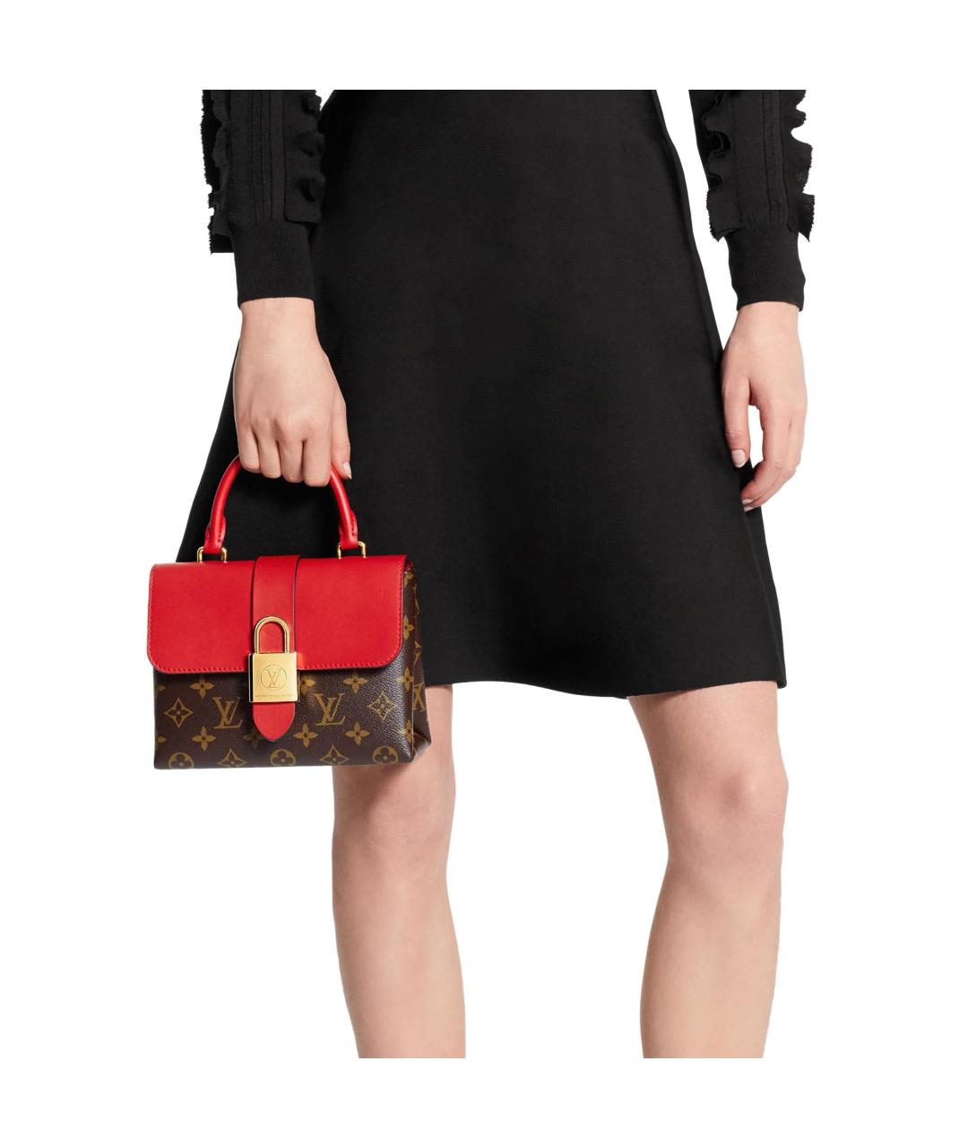 LOUIS VUITTON Красная сумка через плечо, фото 6