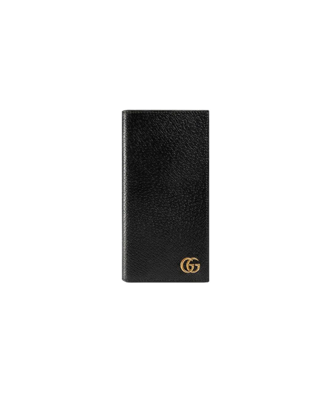 GUCCI Черный кожаный кошелек, фото 1