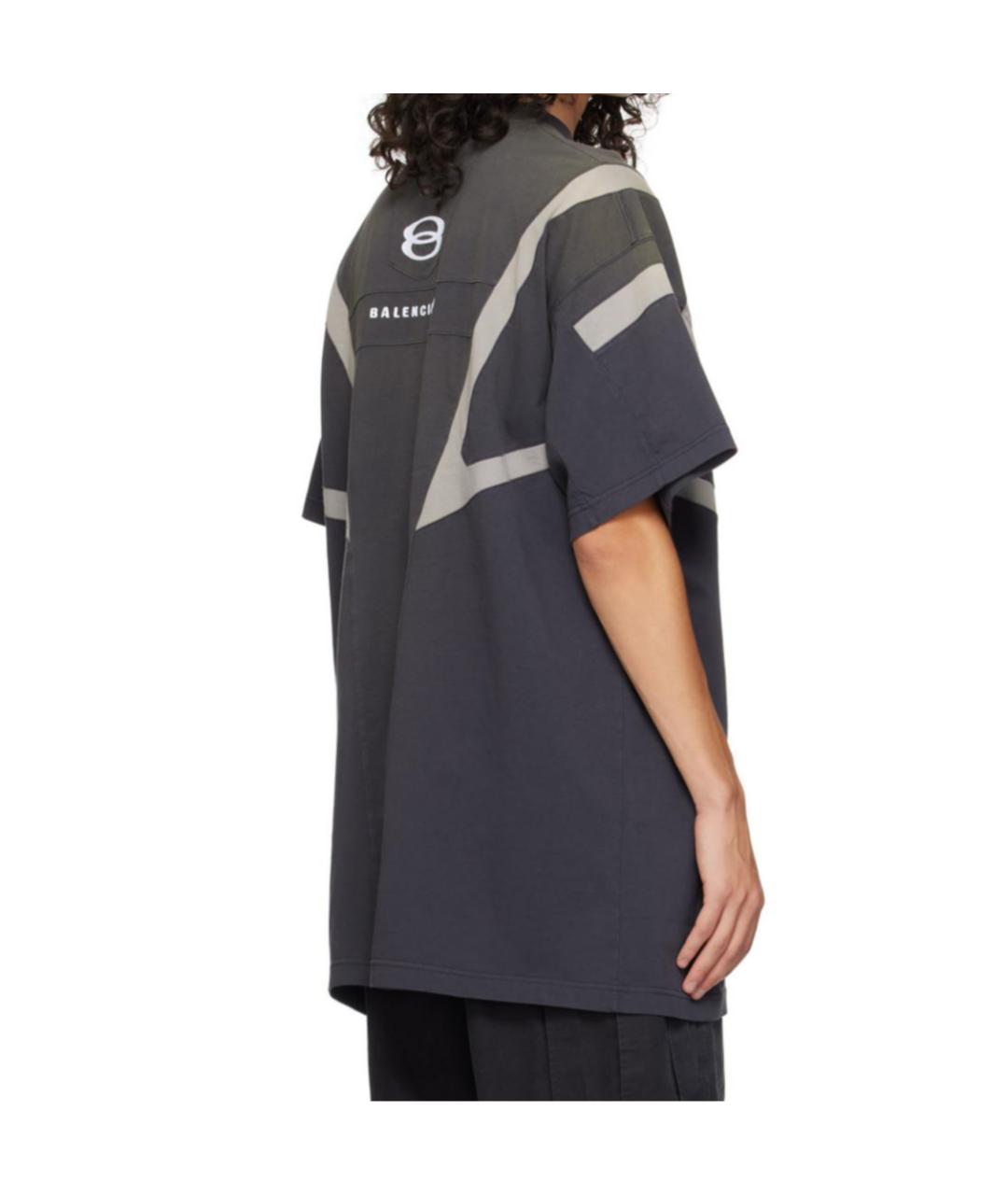 BALENCIAGA Черная футболка, фото 9