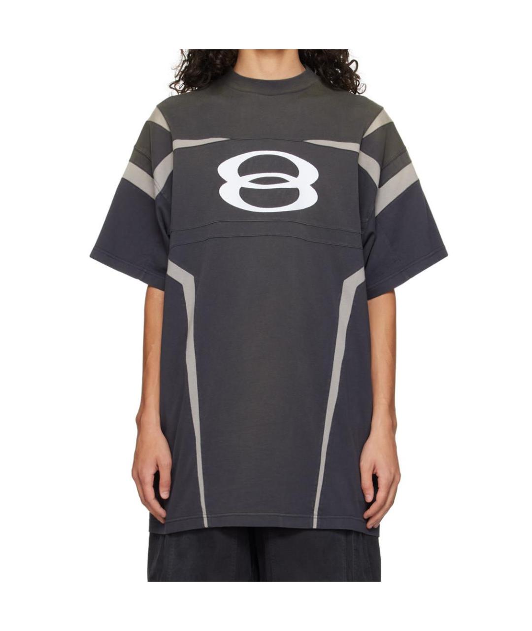 BALENCIAGA Черная футболка, фото 8