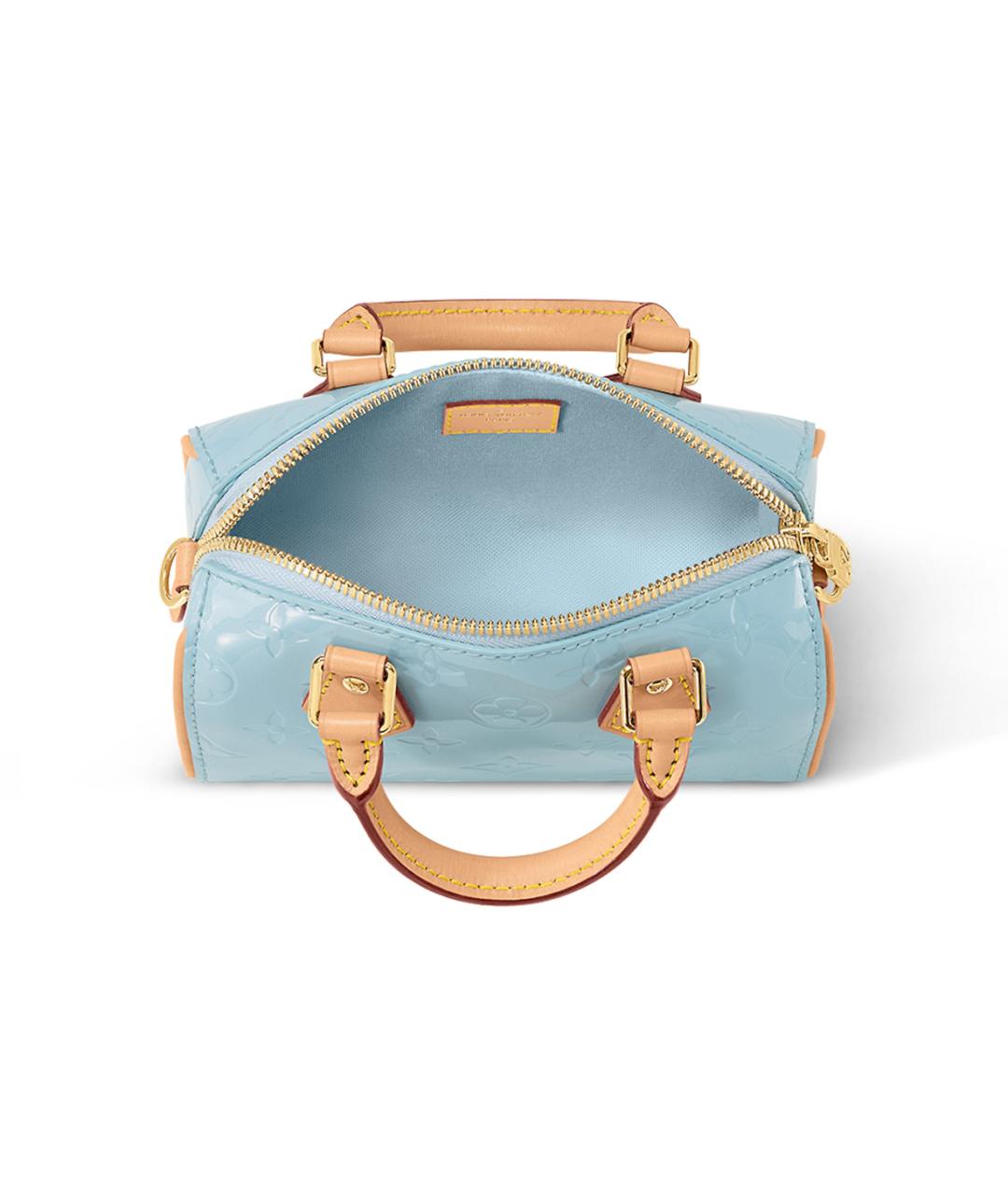 LOUIS VUITTON Голубая сумка через плечо, фото 4