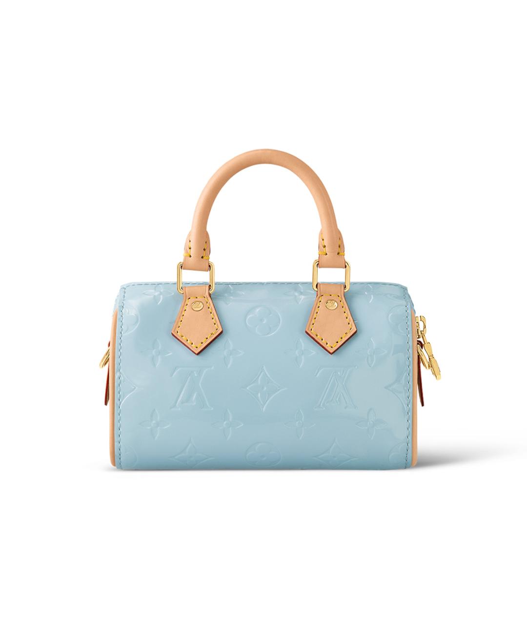 LOUIS VUITTON Голубая сумка через плечо, фото 3