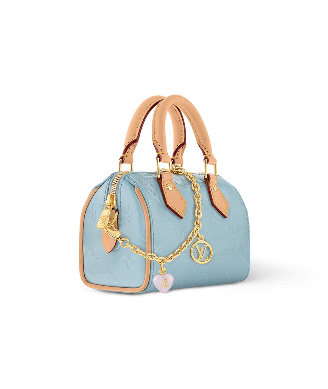 LOUIS VUITTON Голубая сумка через плечо, фото 2