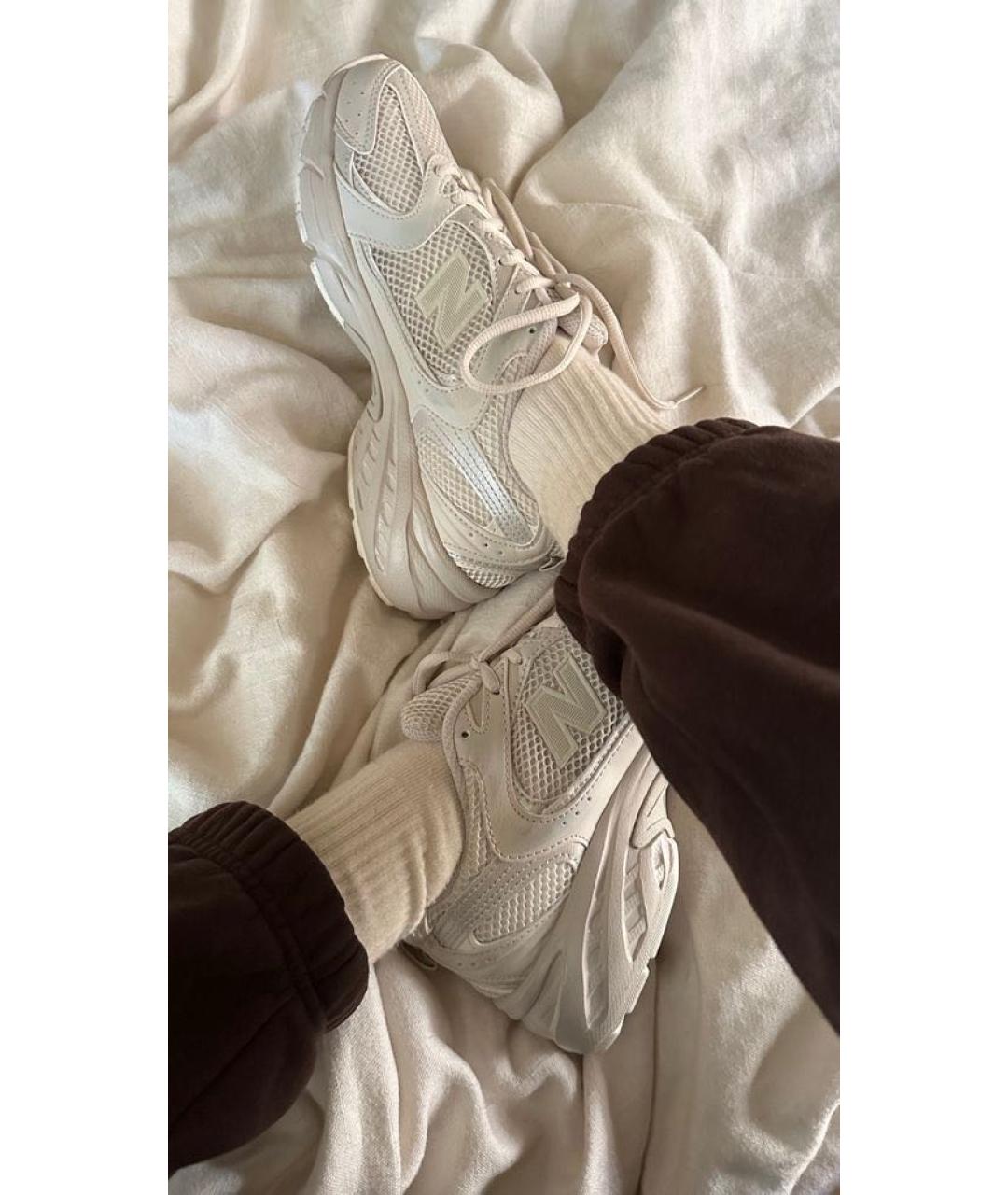 NEW BALANCE Бежевые текстильные кроссовки, фото 6