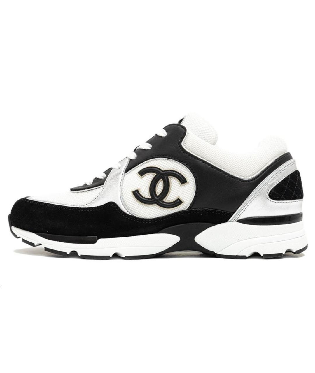 CHANEL Белые кроссовки, фото 2