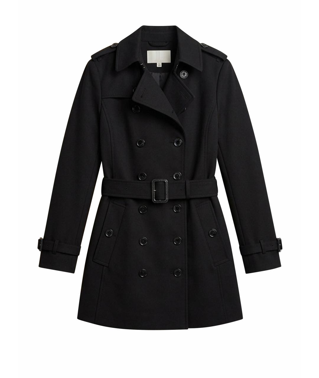 BURBERRY Черное пальто, фото 1