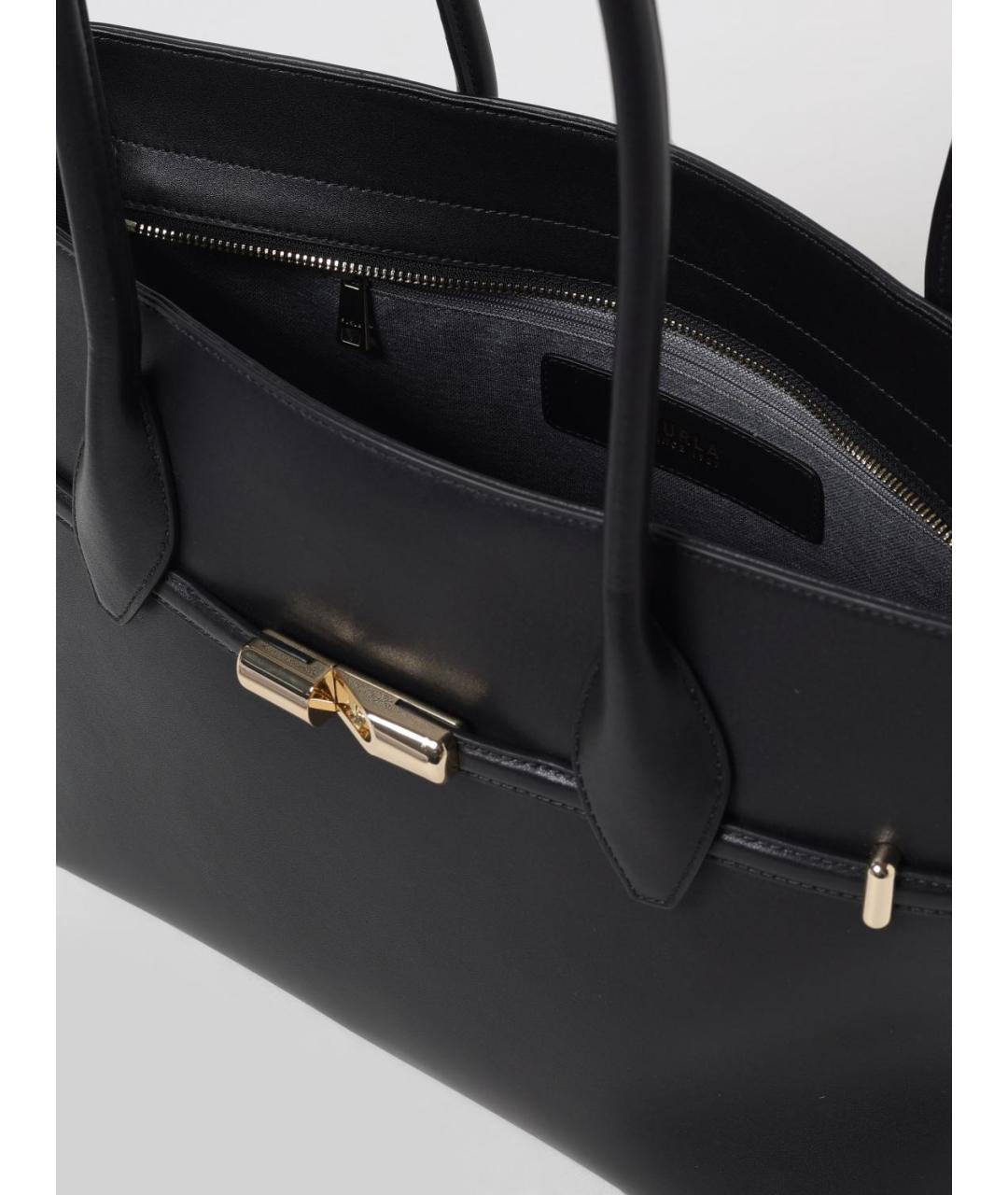 FURLA Черная сумка через плечо, фото 3