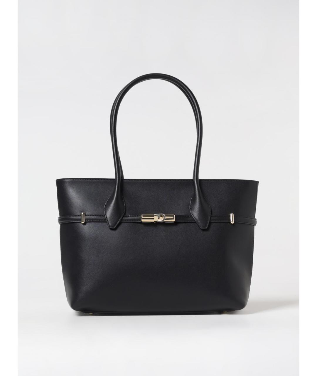 FURLA Черная сумка через плечо, фото 4