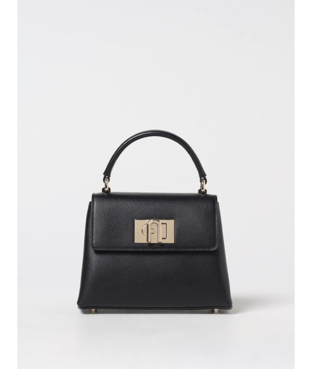 FURLA Черная сумка через плечо, фото 4