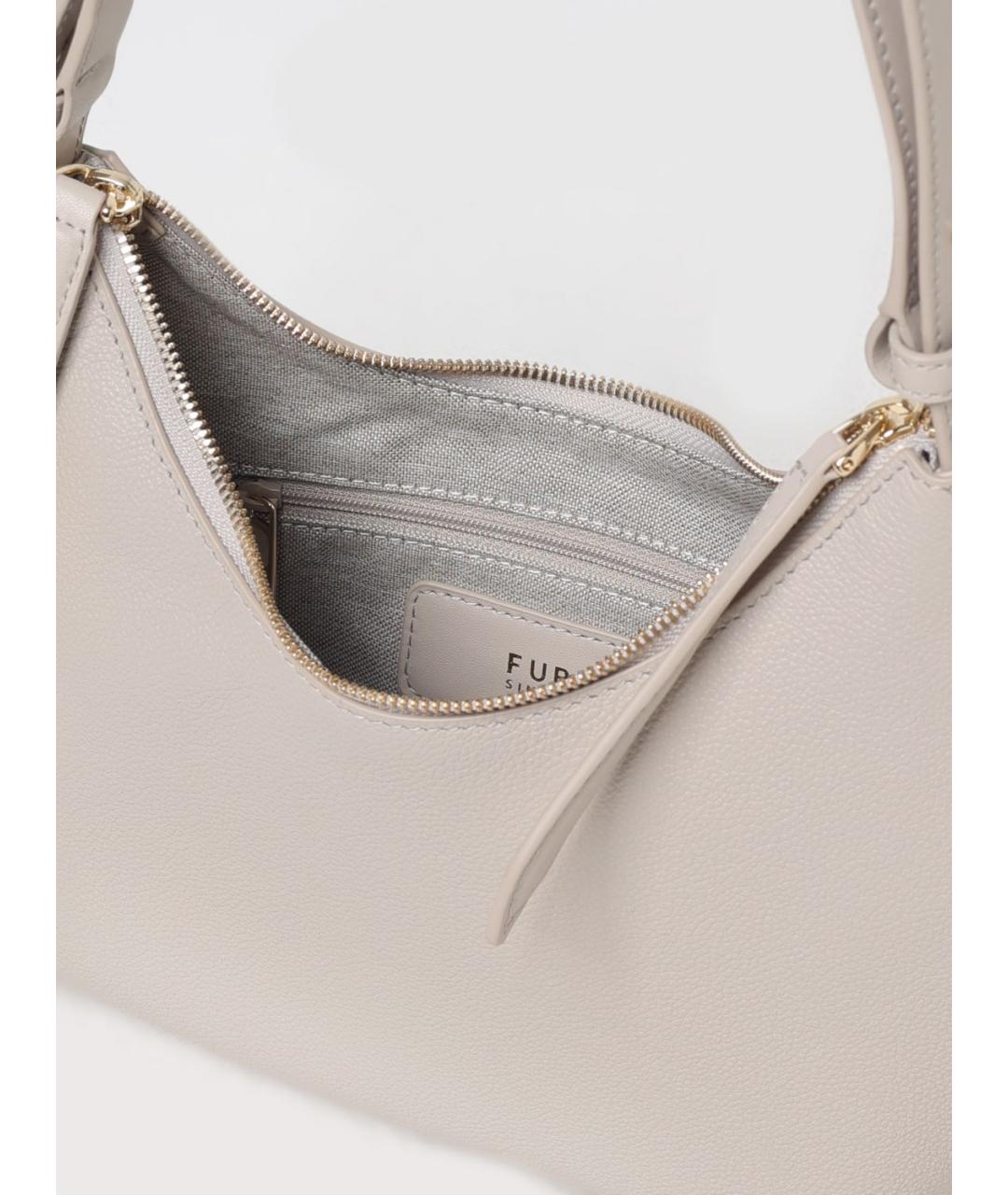 FURLA Розовая кожаная сумка через плечо, фото 3