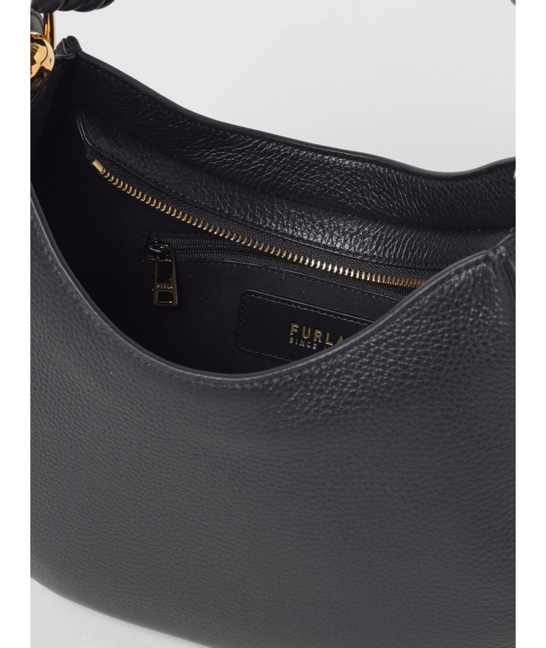 FURLA Черная сумка через плечо, фото 3