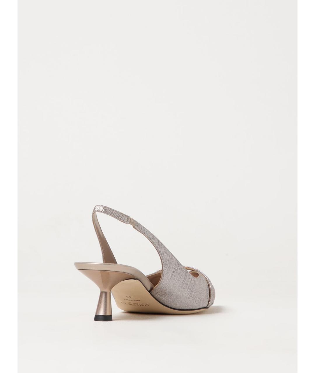 JIMMY CHOO Серебряные туфли, фото 3