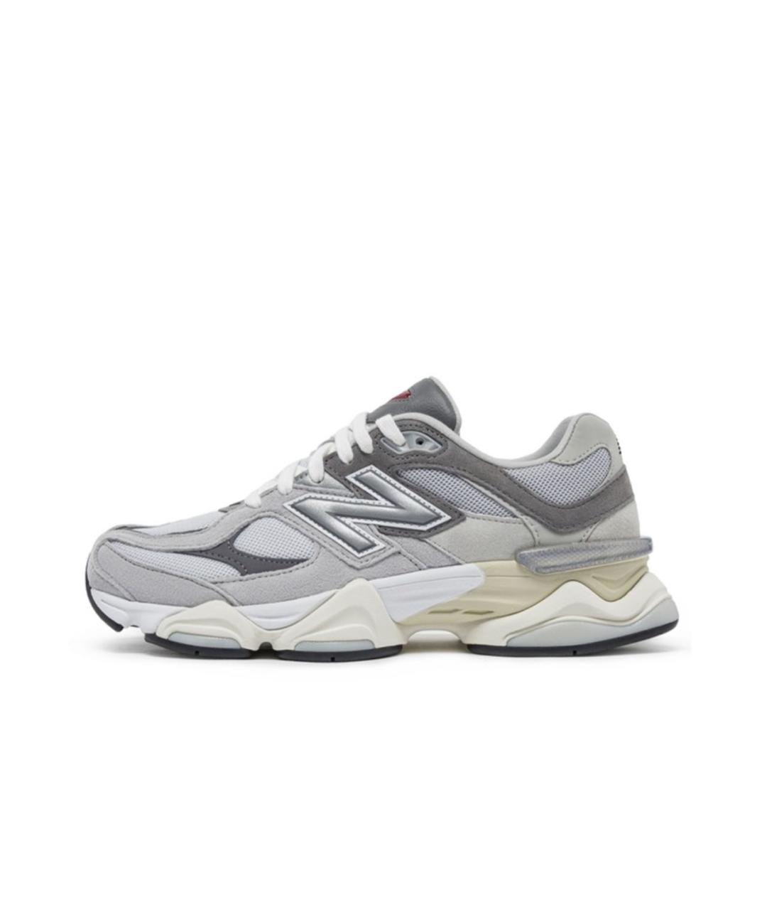NEW BALANCE Серые замшевые низкие кроссовки / кеды, фото 2