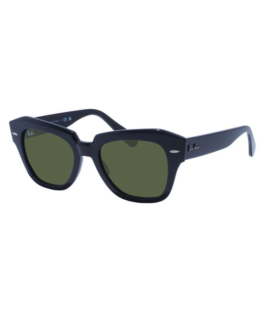 RAY BAN Черные солнцезащитные очки, фото 2