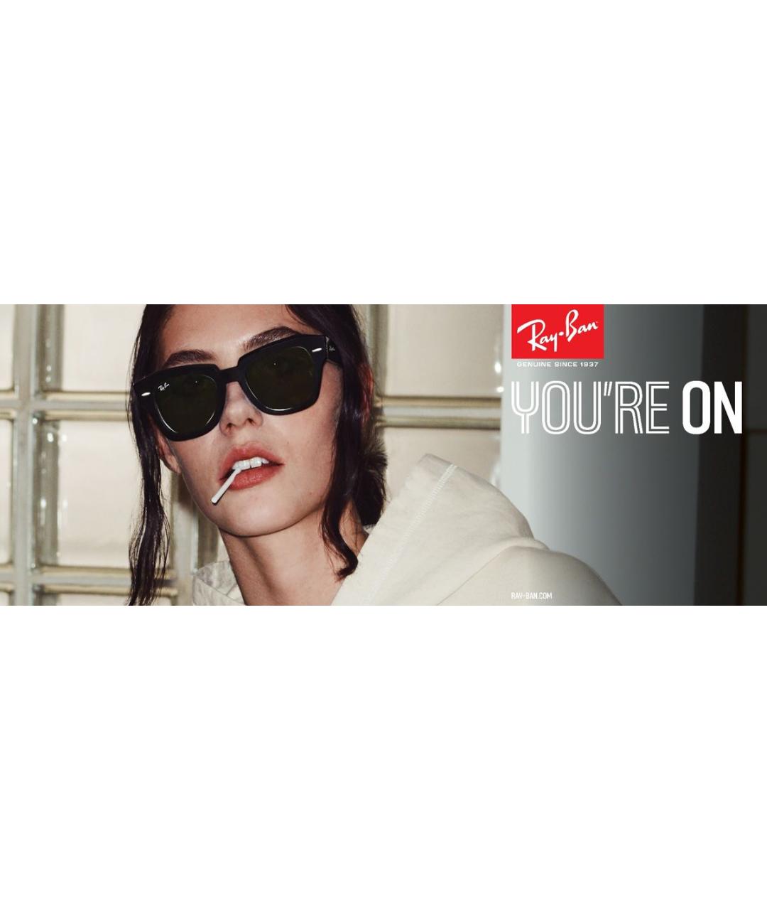 RAY BAN Черные солнцезащитные очки, фото 7