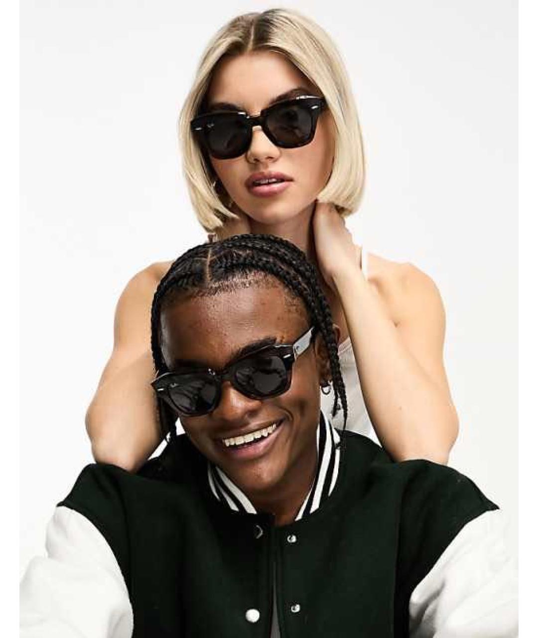 RAY BAN Черные солнцезащитные очки, фото 6