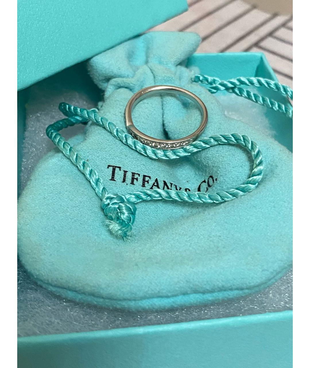 TIFFANY&CO Платиновое кольцо, фото 6