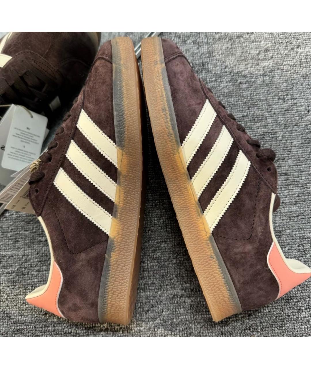 ADIDAS Коричневые замшевые кроссовки, фото 6
