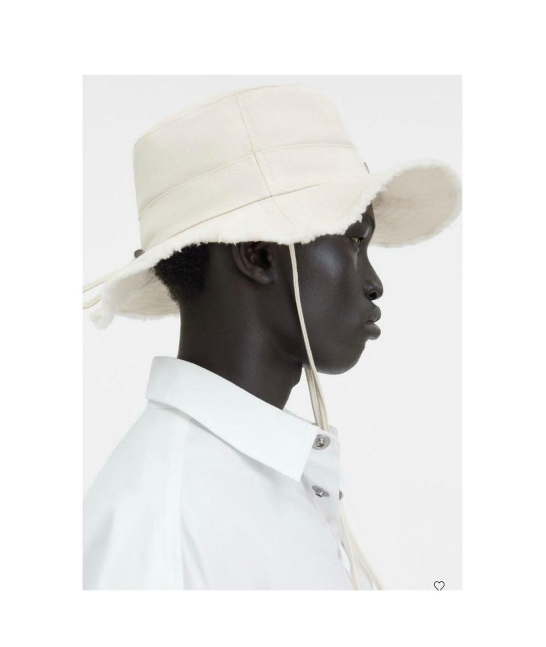 JACQUEMUS Белая панама, фото 4