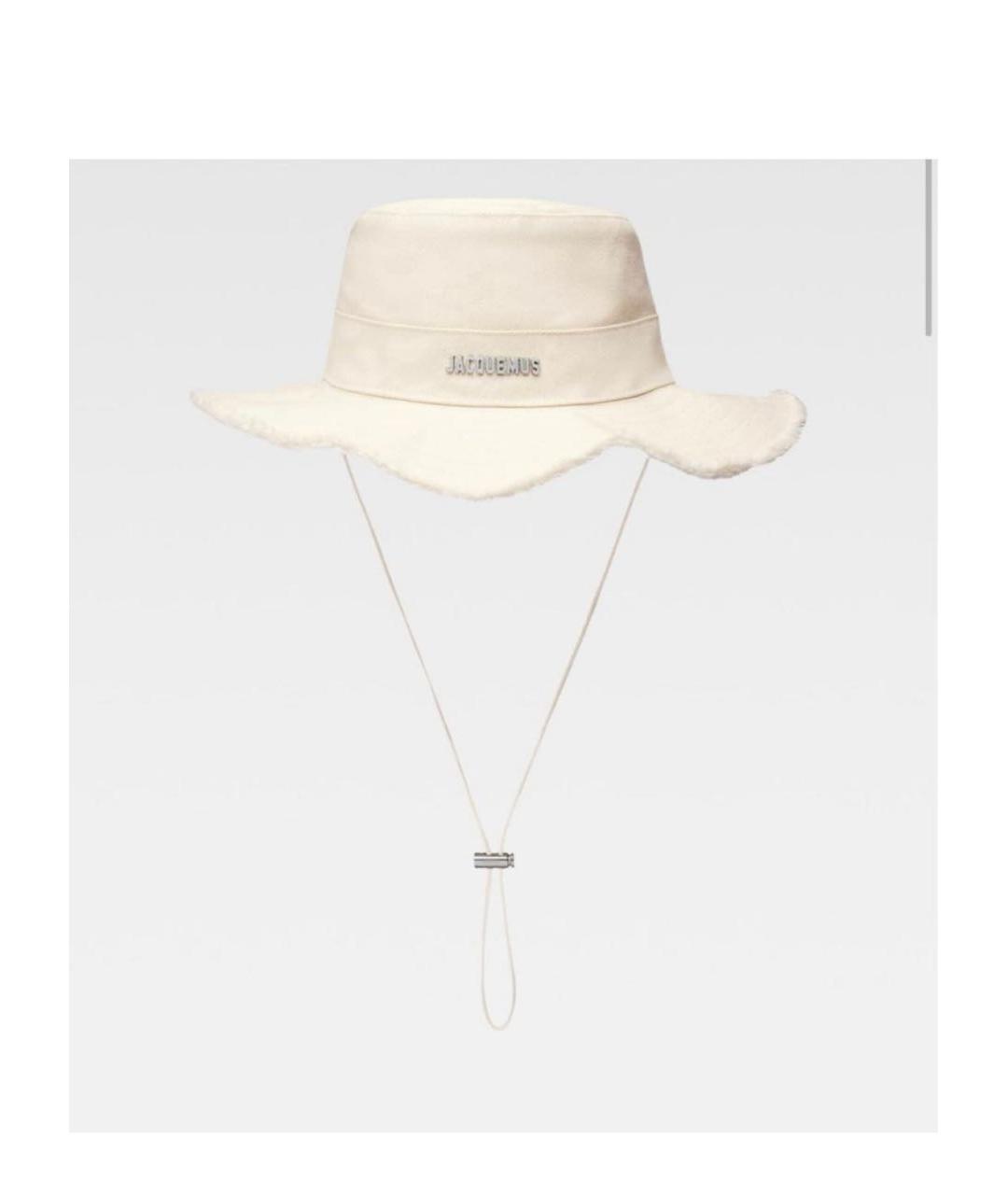 JACQUEMUS Белая панама, фото 5
