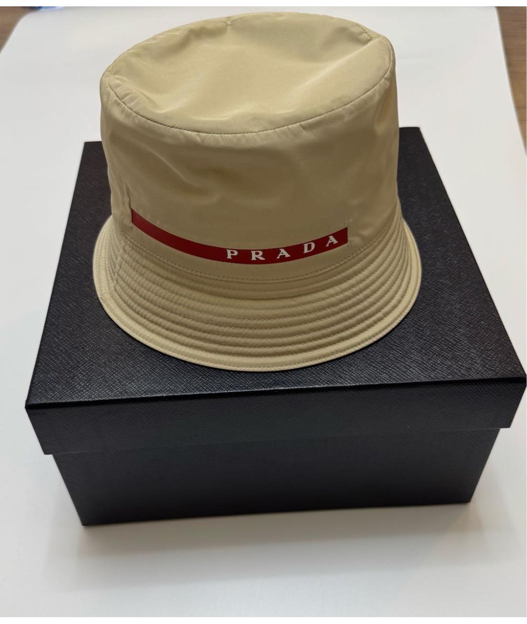 PRADA Бежевая шляпа, фото 2
