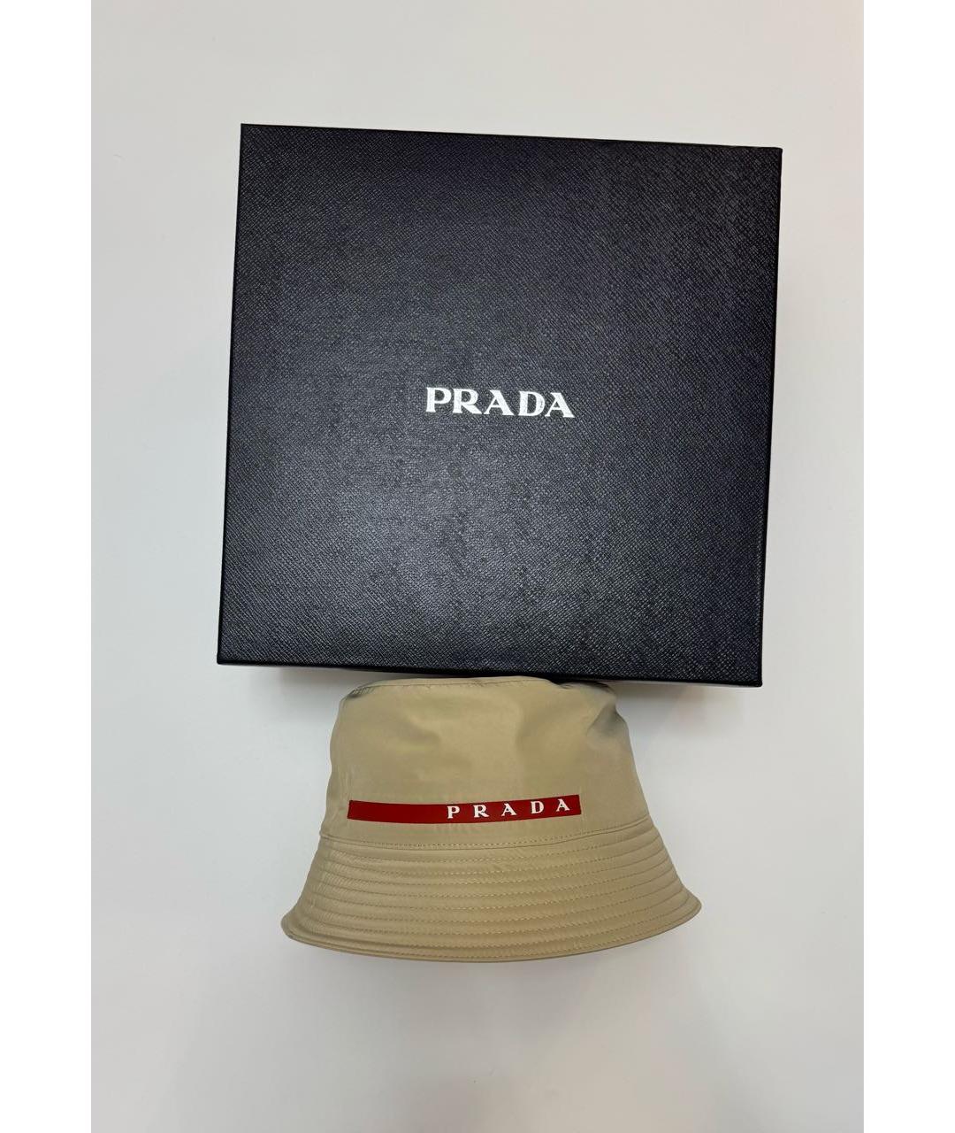 PRADA Бежевая шляпа, фото 8