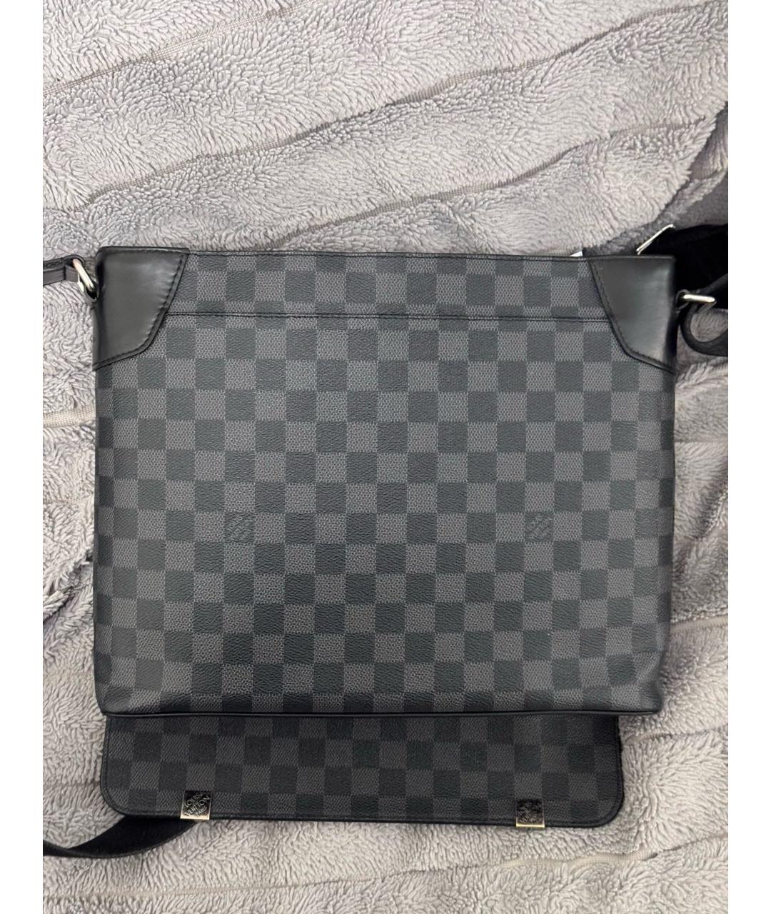 LOUIS VUITTON Черная сумка на плечо, фото 7