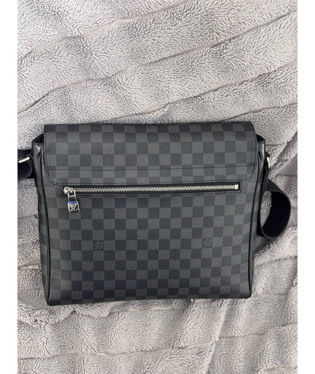 LOUIS VUITTON Черная сумка на плечо, фото 2