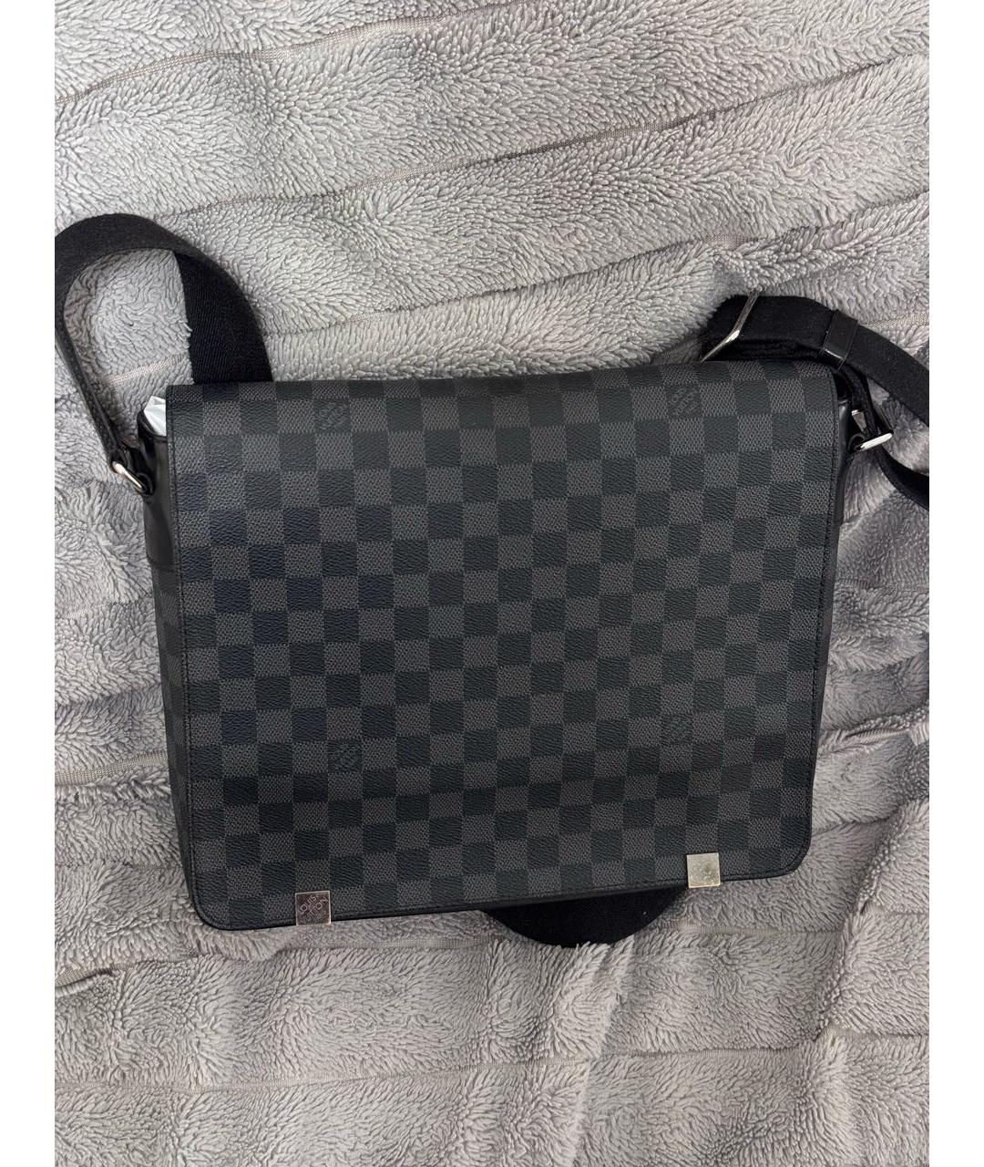 LOUIS VUITTON Черная сумка на плечо, фото 8