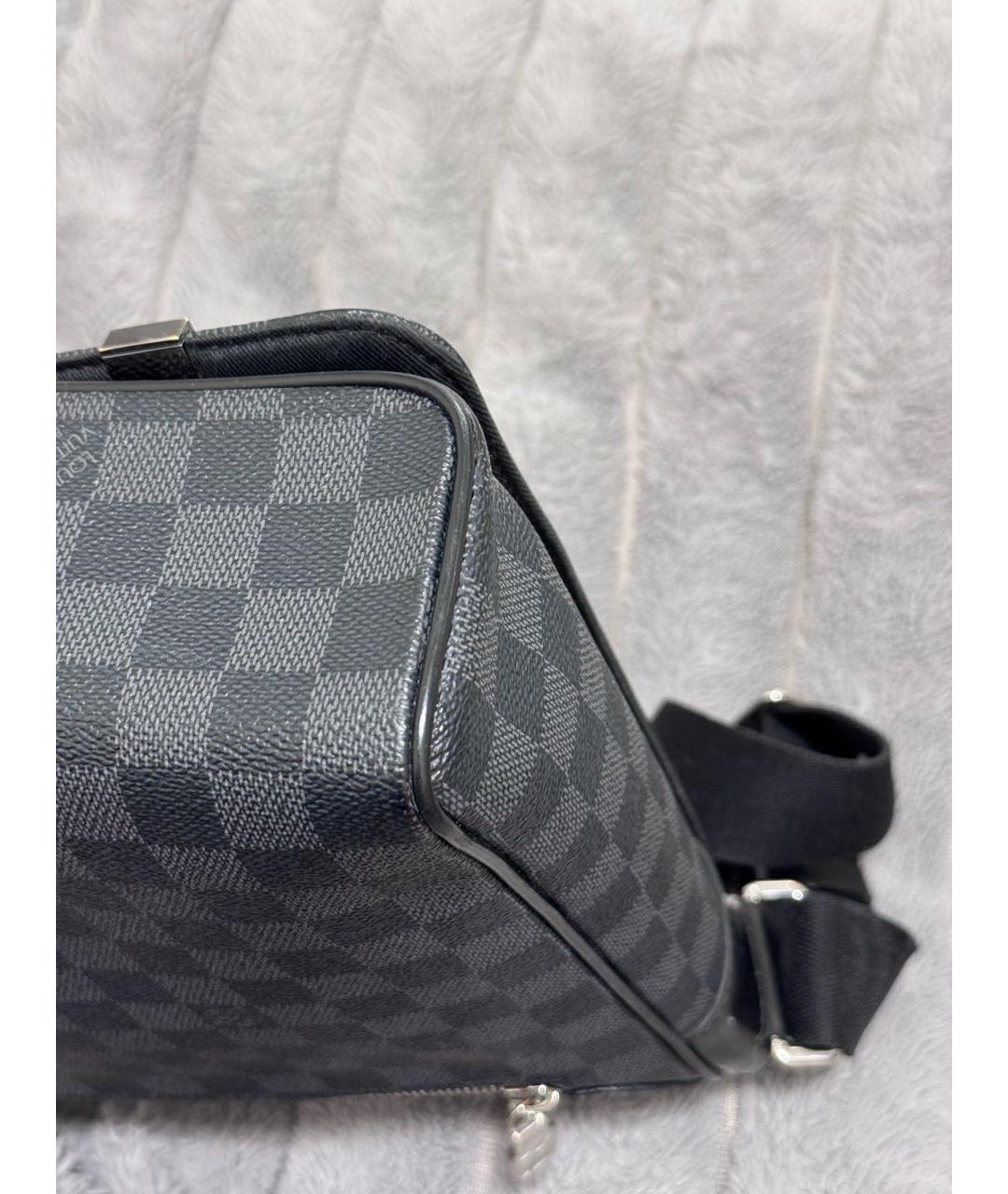 LOUIS VUITTON Черная сумка на плечо, фото 5