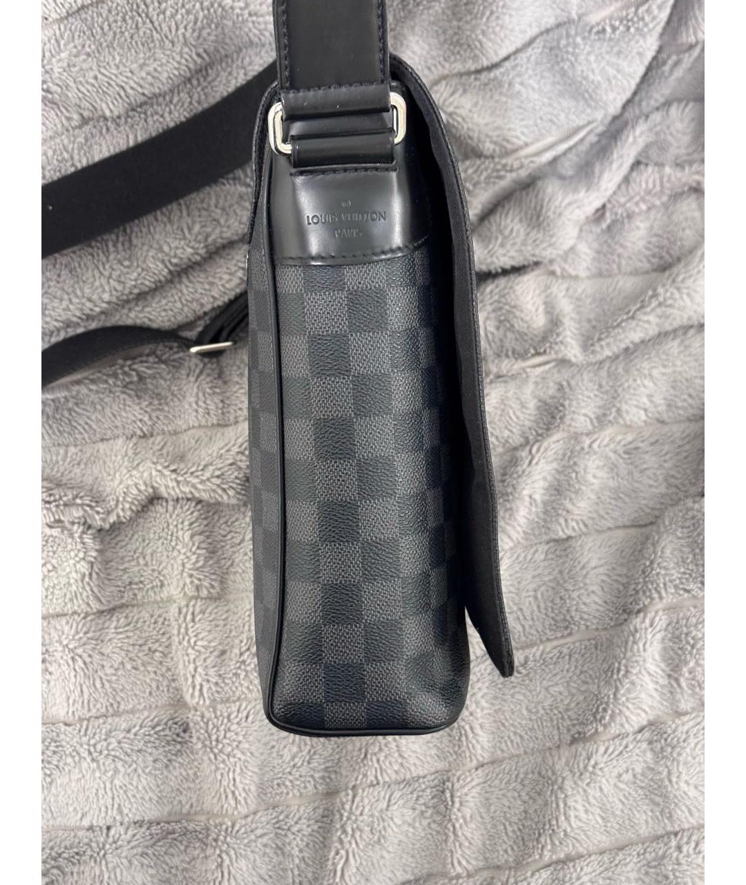 LOUIS VUITTON Черная сумка на плечо, фото 4