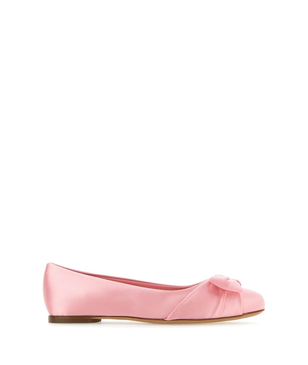 FERRAGAMO Розовые балетки, фото 1