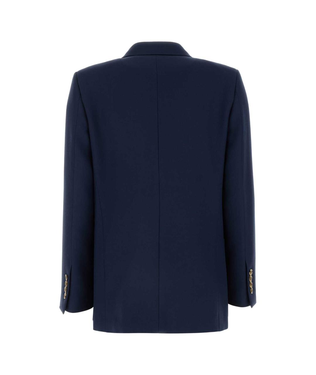 VALENTINO Синий шерстяной жакет/пиджак, фото 2