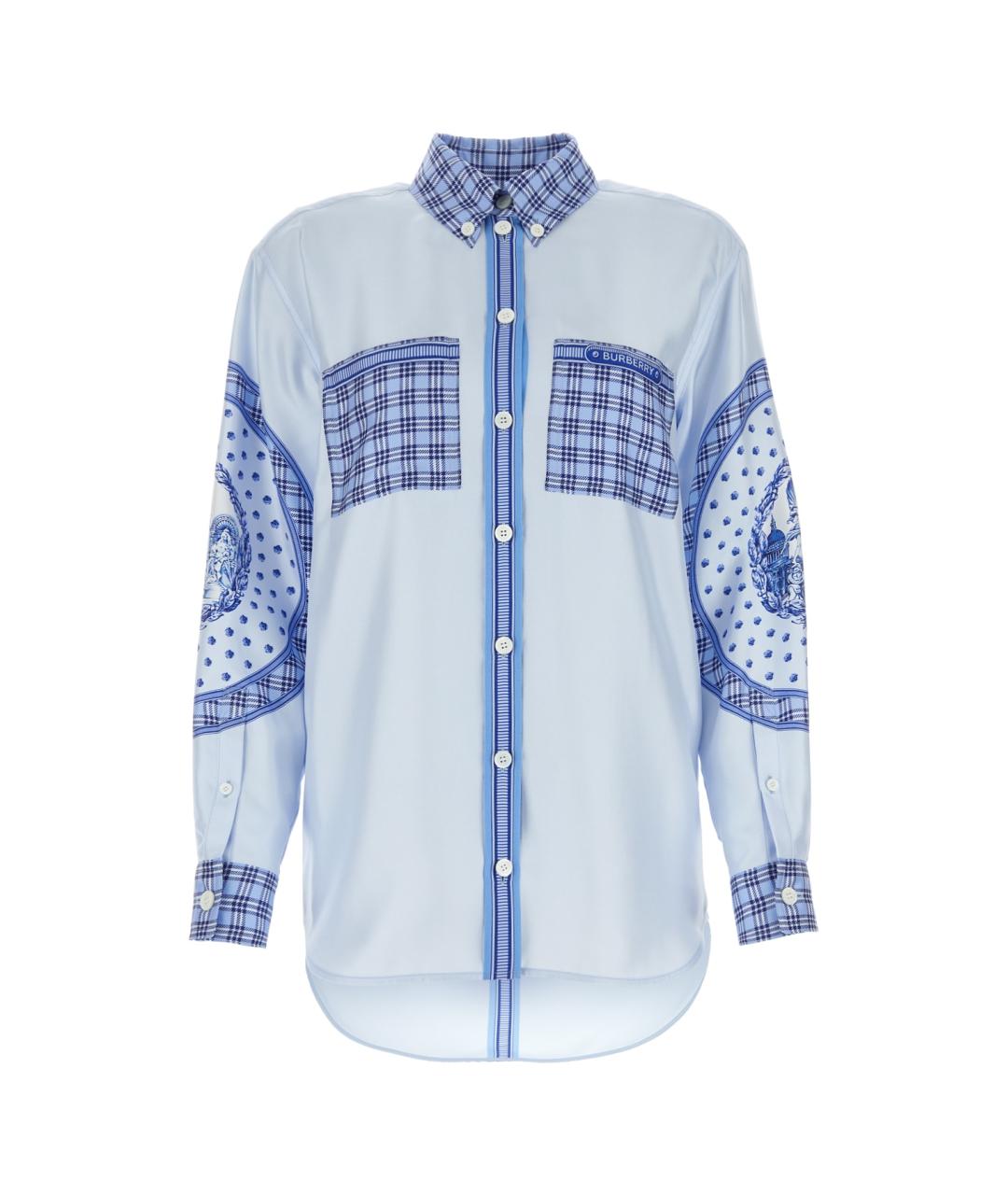 BURBERRY Синяя рубашка, фото 1