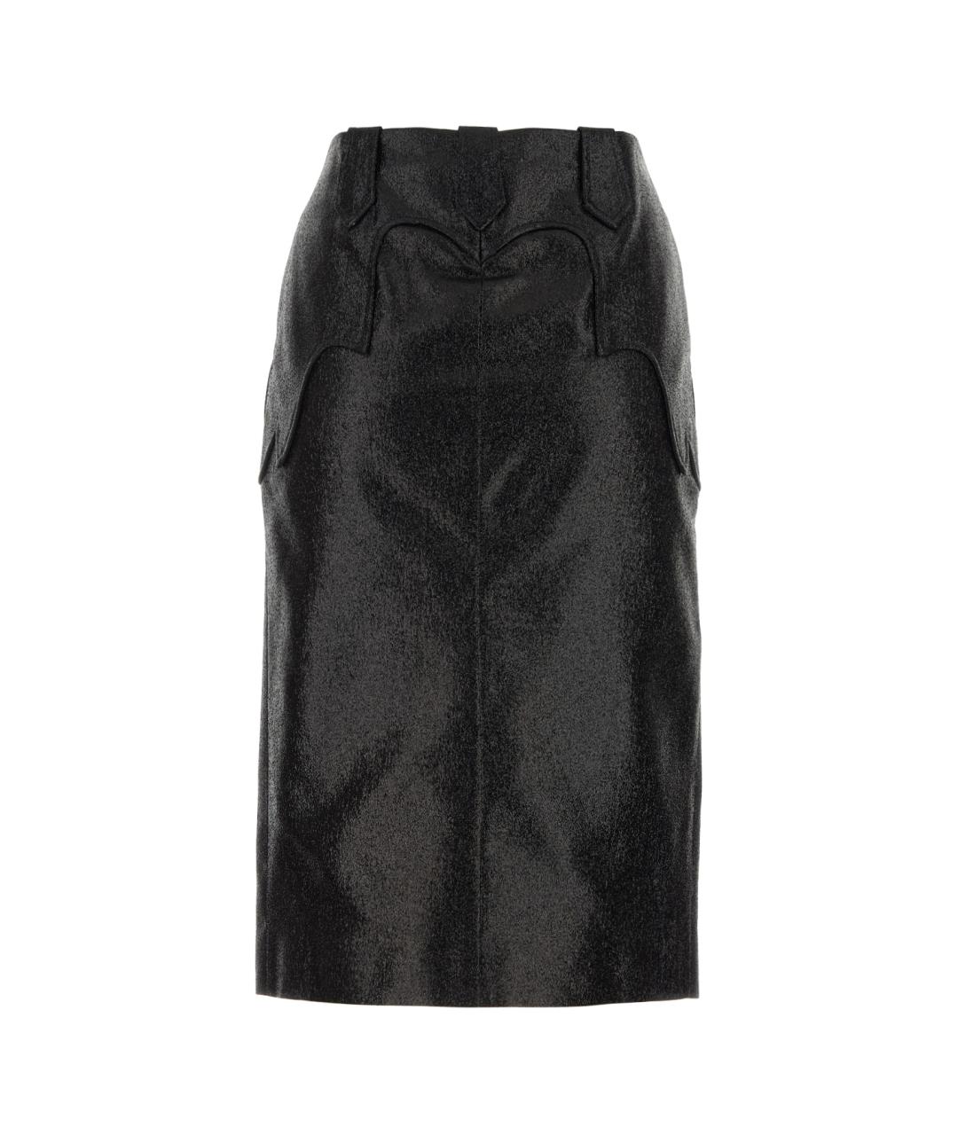 TOM FORD Черная юбка миди, фото 2