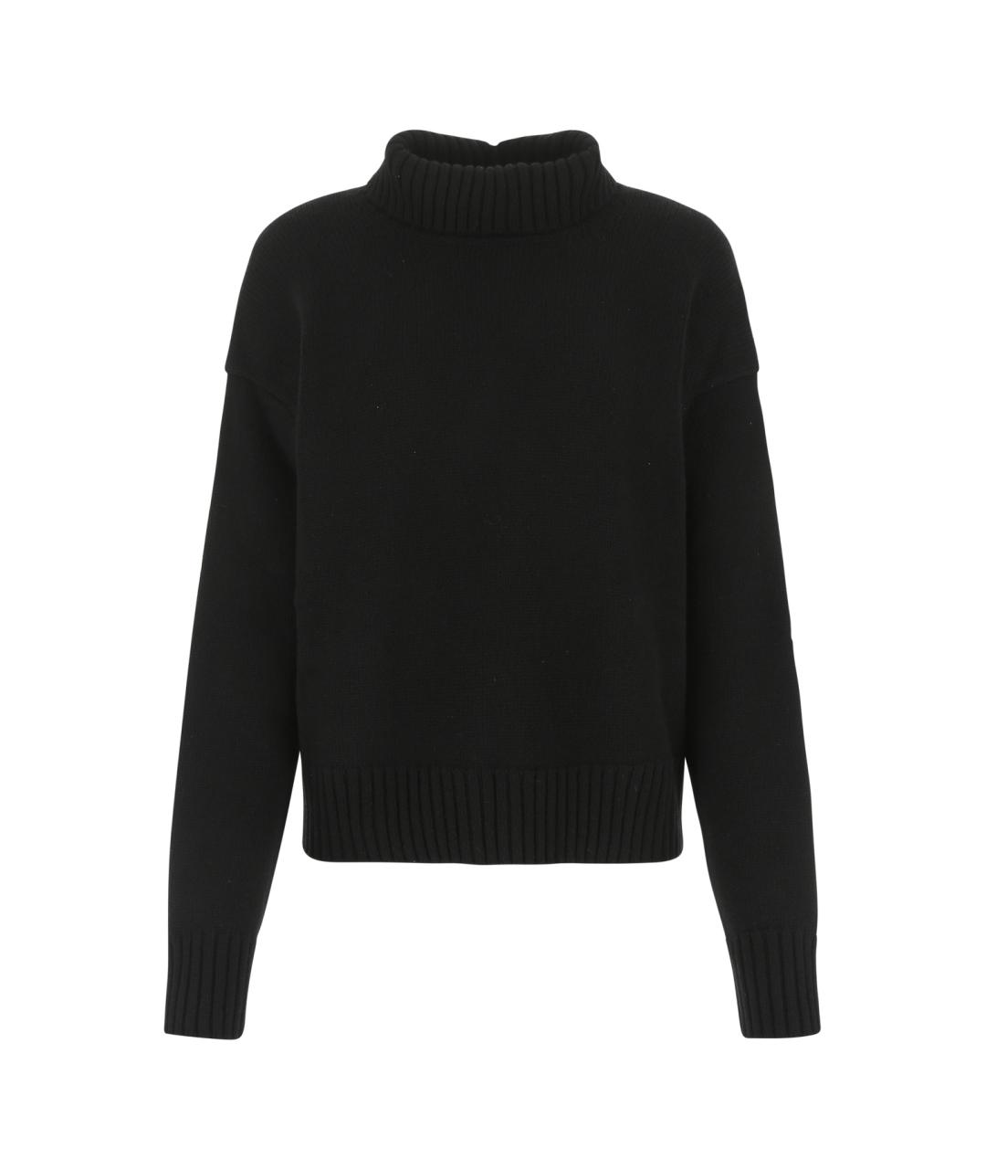 JIL SANDER Черный кашемировый джемпер / свитер, фото 1